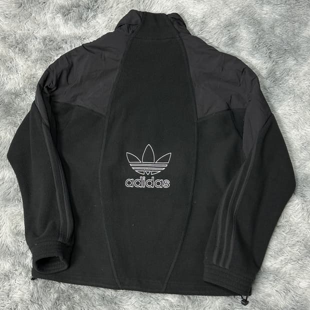 아디다스 빅트레포일 플리스 하프집업 XXL