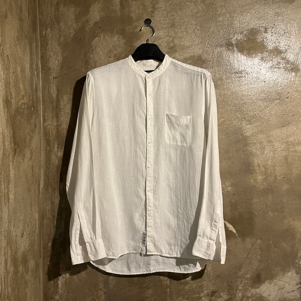 헤지스 헨리넥 린넨 셔츠