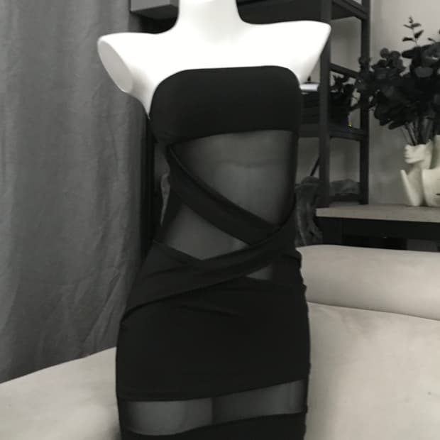 ༒ see-through layer dress