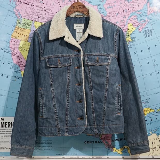 엘엘빈 쉐르파 데님 트러커자켓