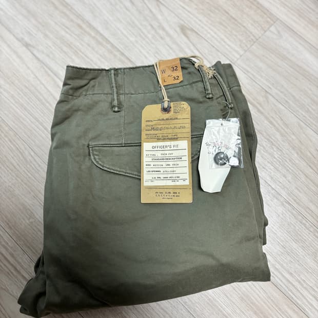 [새제품] RRL 더블알엘 오피서치노 올리브 32x32