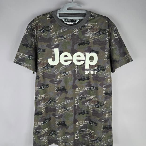 [무료배송]지프 95 M 남성 카모 반팔 티셔츠