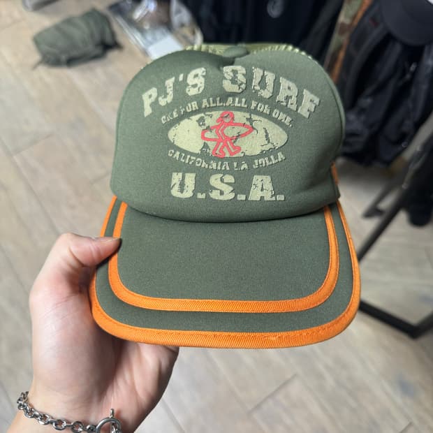 제팬 빈티지 트러커 캡