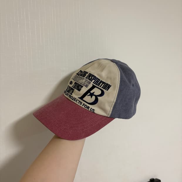 바우프 B LOGO 볼캡 레드