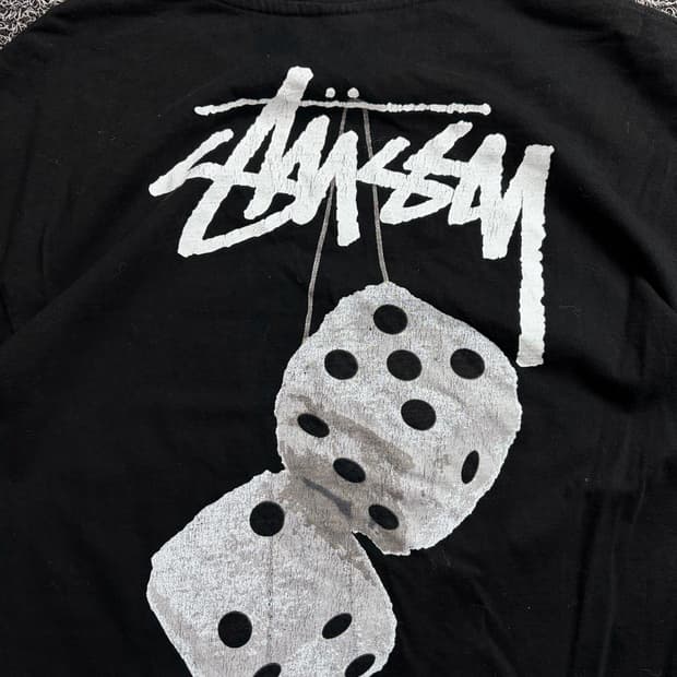 스투시 퍼지 다이스 빅로고 반팔 티셔츠 2308