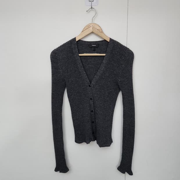 띠어리 90 55 니트가디건 브이넥가디건