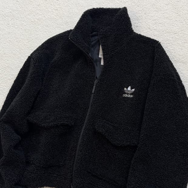 아디다스 빅 트레포일 후리스 자켓