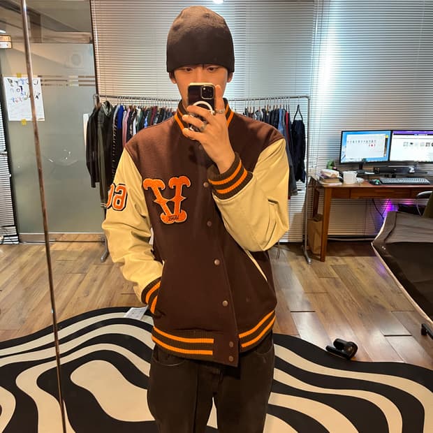 old vans 바시티 자켓