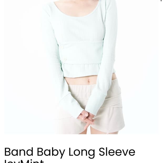 OSHIGH 오쉬하이 밴드 베이비 롱 슬리브