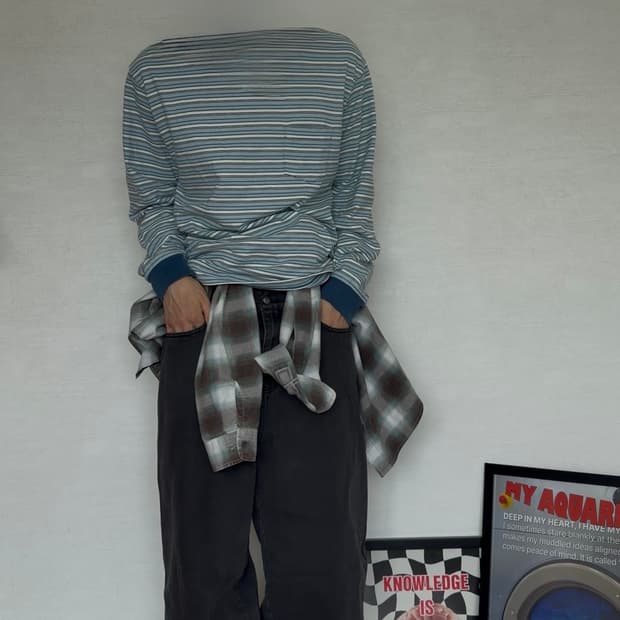 나이스 고스트 클럽 블랙팬츠 (L)