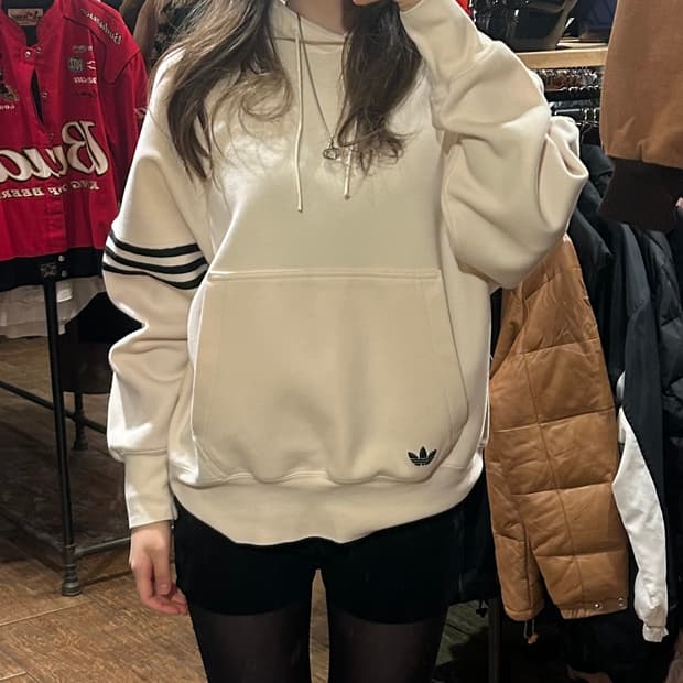 [HI] 아디다스 후드티 크림