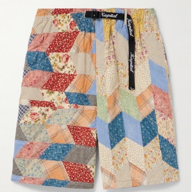 캐피탈 퀼팅 쇼츠