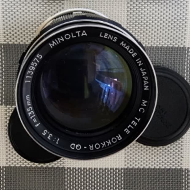 미놀타 마운트 135mm 3.5광곽렌즈