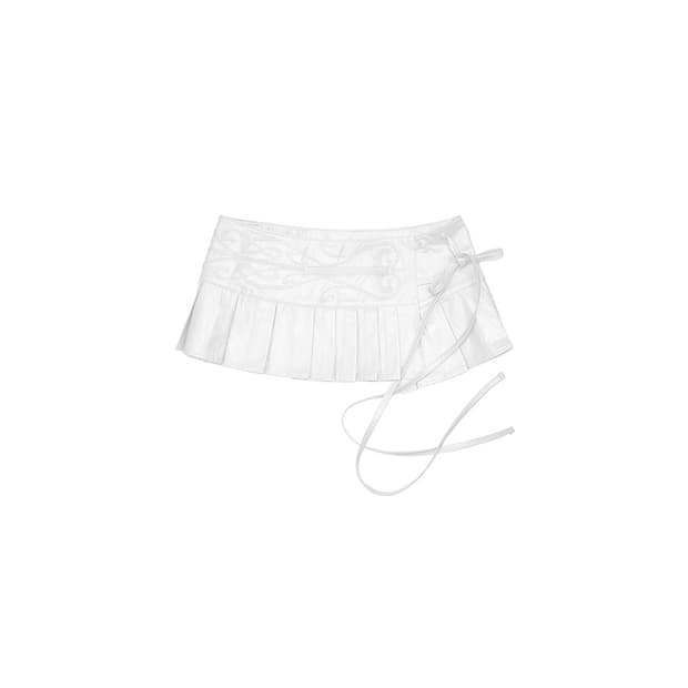 본네 EMBROIDERED PLEATED SKIRT