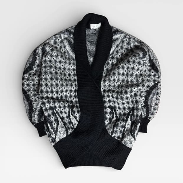 ~00‘s Wool Mohair Knit Cardigan