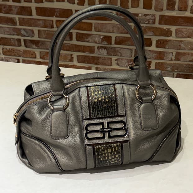 Balenciaga 발렌시아가 BB 파이톤백