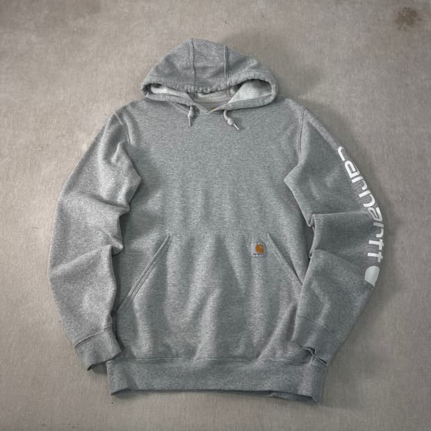 100 칼하트 사이드라인 그레이 후드티