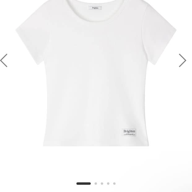 브라이튼 에센셜 티셔츠 화이트 새상품