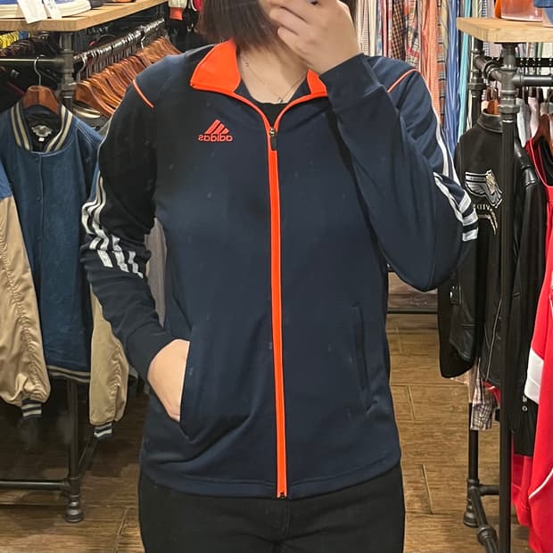 [HI] 아디다스 집업 네이비