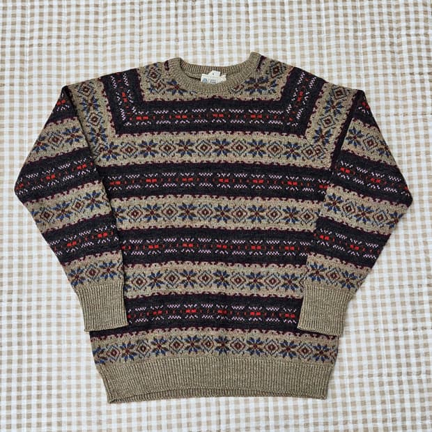 예쁜 울100 니트 스웨터 남자100