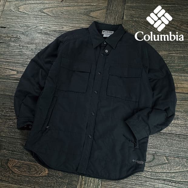 [컬럼비아] 투포켓 셔츠 자켓 블랙 M19966