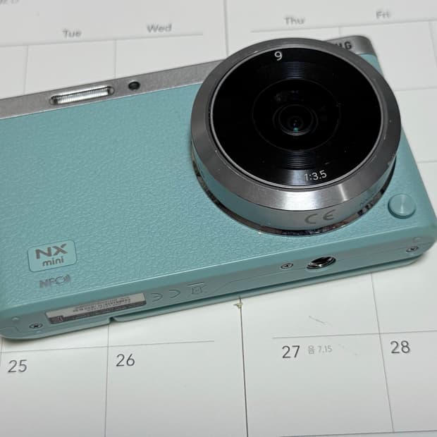 삼성 NX mini 민트 카메라