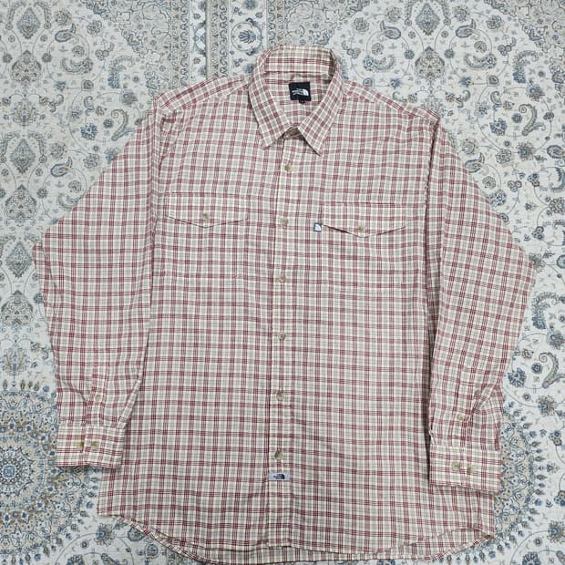 노스페이스 쿨맥스 기능성 체크 셔츠 110