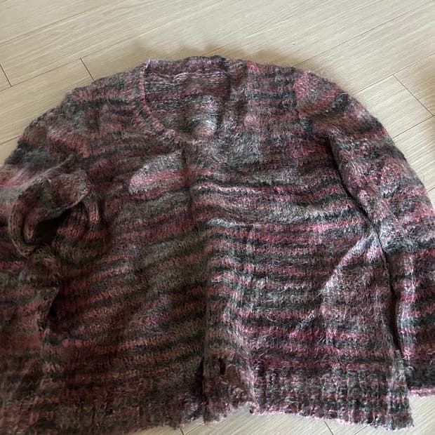 미안하다 사랑한다깔 니트 빈티지 모리걸