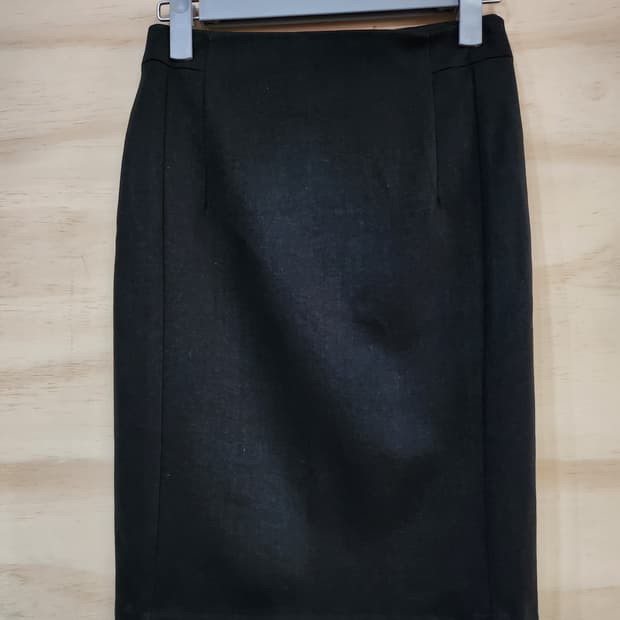 539) MEMO H라인 미디스커트