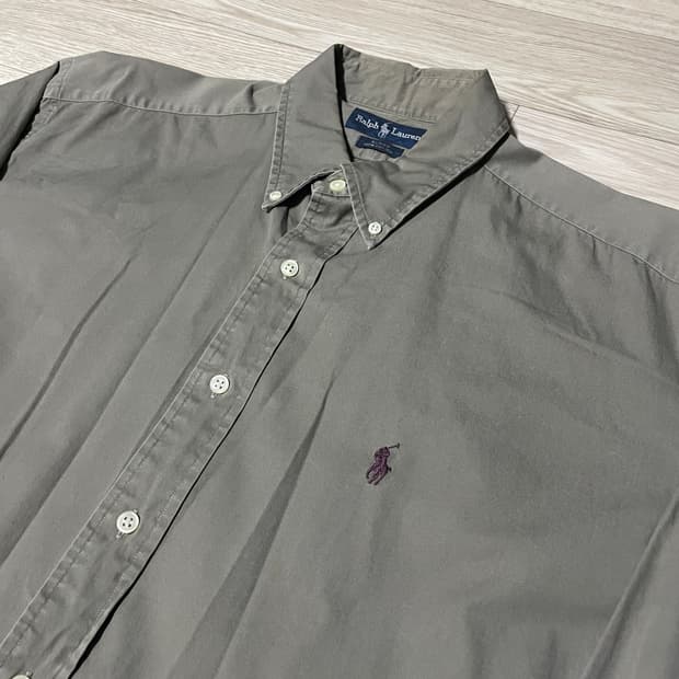 폴로 랄프로렌 카키 셔츠 XL