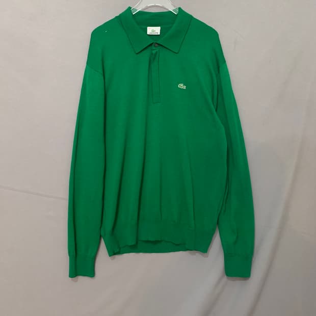 XL 라코스테 울 PK 니트 긴팔 카라티
