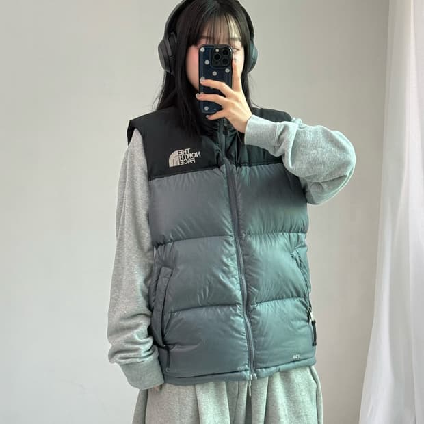 노스페이스 눕시 조끼패딩