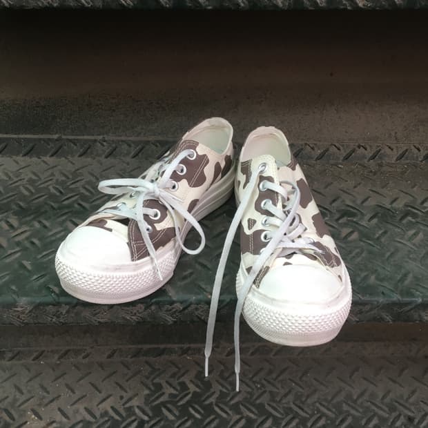 컨버스 카우패턴 240