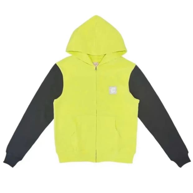 지초이 지프트샵 네온 후드집업