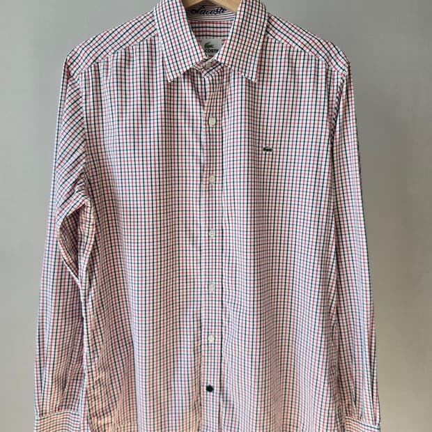 라코스테 체크남방 4(100)