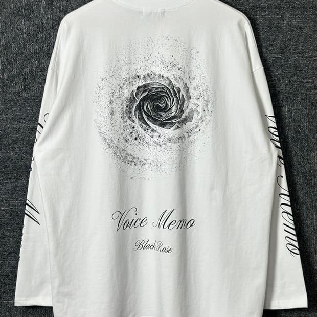 X:ORDINARY Voice Memo 롱슬리브 티셔츠