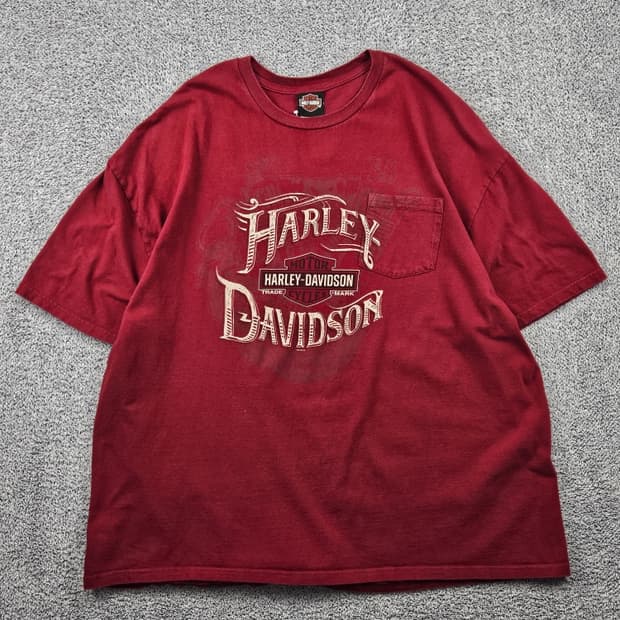 할리데이비슨 빈티지 반팔 티셔츠 ( 3XL ) / 11711