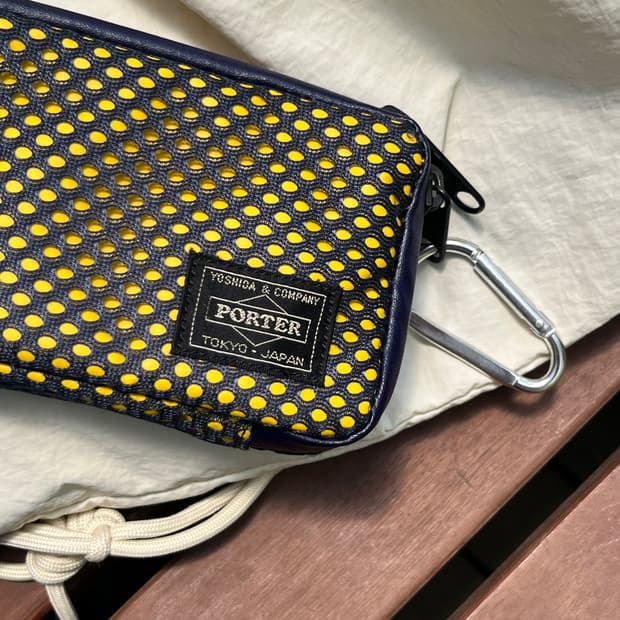 Porter x Essential Design 포터 메쉬 파우치 지갑