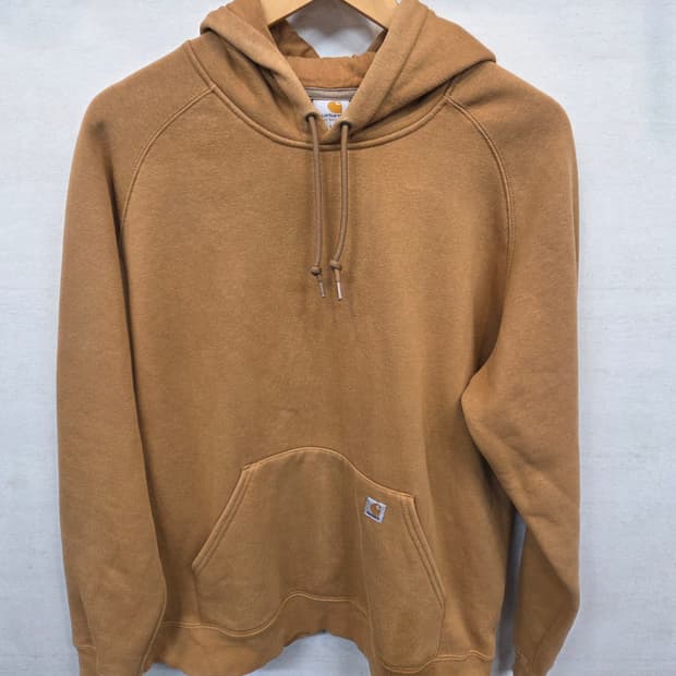 칼하트 기모 후드티 된장 L