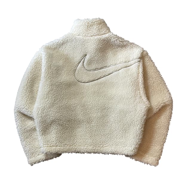 나이키 빅로고 크롭 후리스