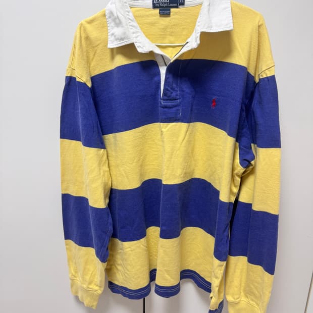 폴로 랄프로렌 럭비 셔츠 XL