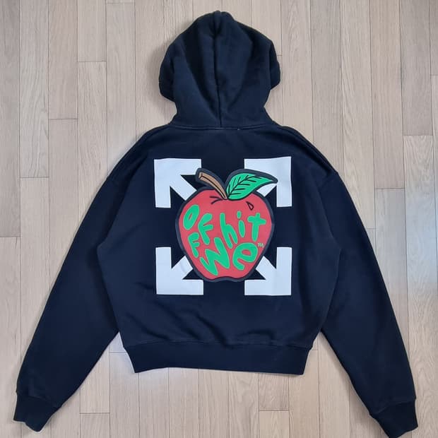 오프화이트 애플 플랫락 후드 M _ 공용