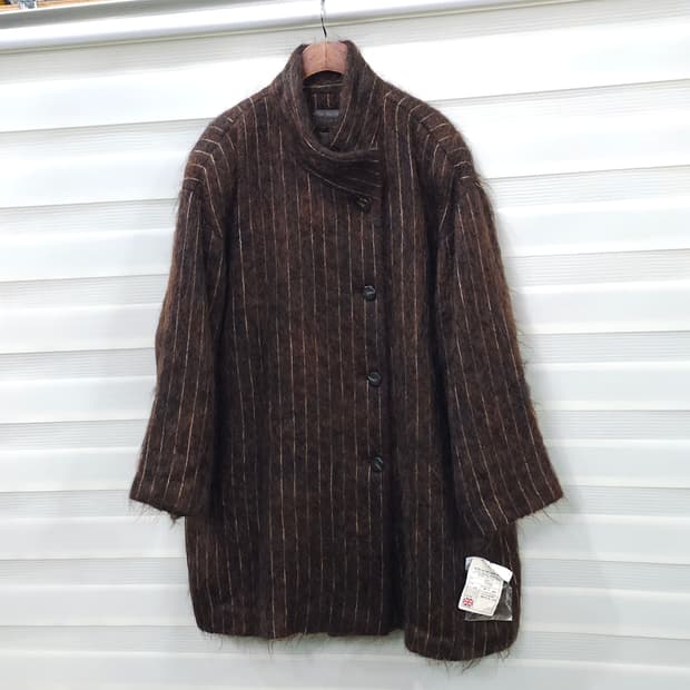 미사용품 JAPAN 빈티지 모헤어 코트- 우먼프리