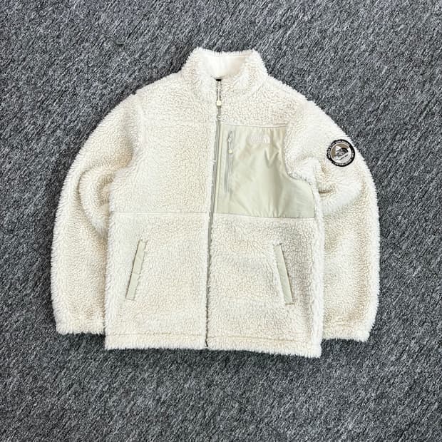 노스페이스 아이보리 쉐르파 플리스 자켓 160