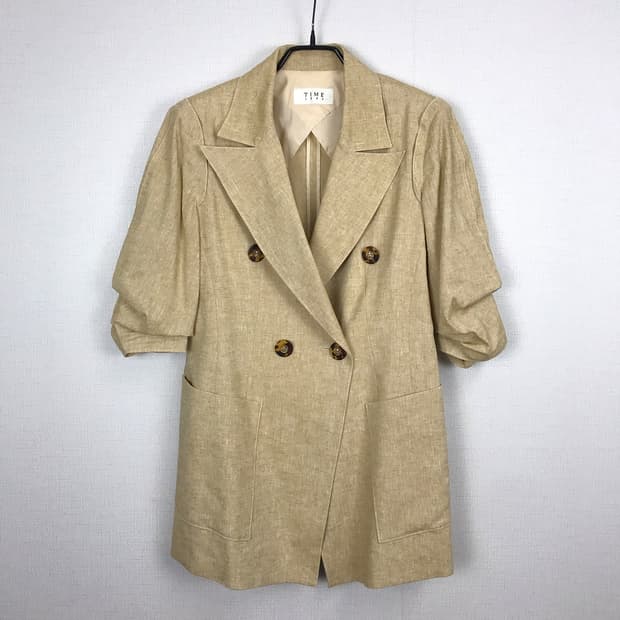 타임 TIME 린넨 자켓 여성 55
