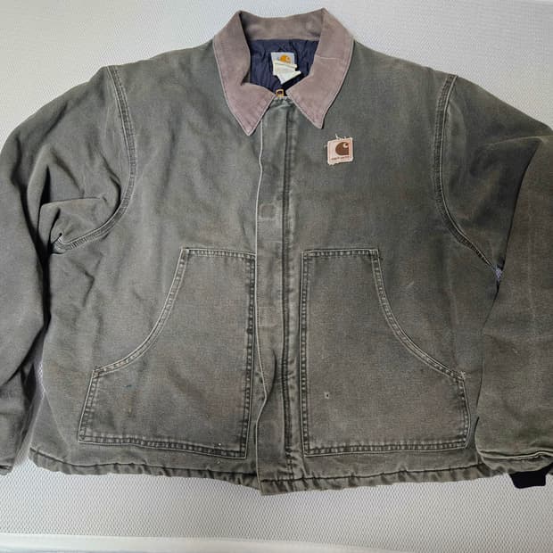 칼하트 디트로이트 j22 mos 샌드스톤 모스그린 2XL 빈티지칼하트