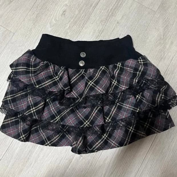 갸루 아케호무 빈티지 스커트 오네갸루 치마