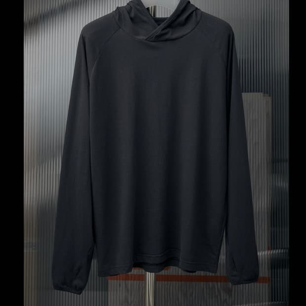 해칭룸 Base Hoodie Blue Charcoal