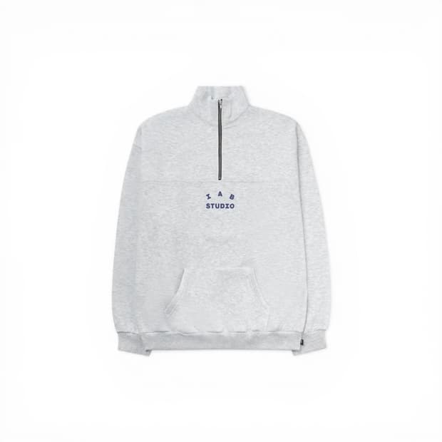 아이앱스튜지오 반집업 맨투맨 L