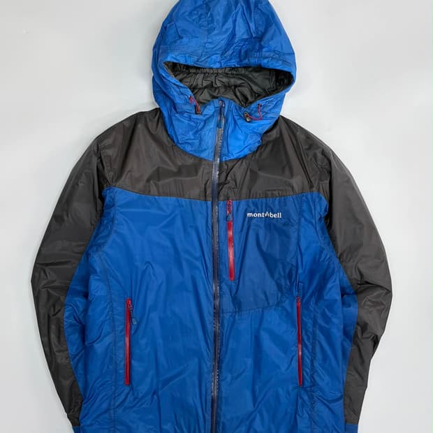 [L] 몽벨 플랫 아이언 후드 패딩 자켓